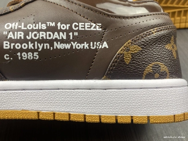 Rep Off-Louis OW AJ1 Jordan Air LOW 1 x 0708